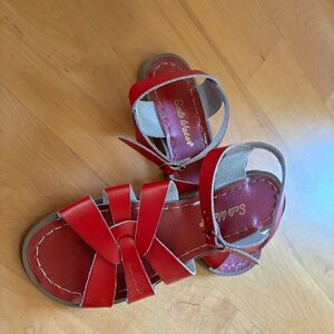 Red Salt Water Sandals by Hoy Shoes Original style